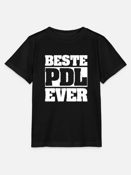 Beste PDL Ever Pflegedienstleitung Geschenk - Stanley/Stella Kinder T-Shirt MINI CREATOR - Schwarz