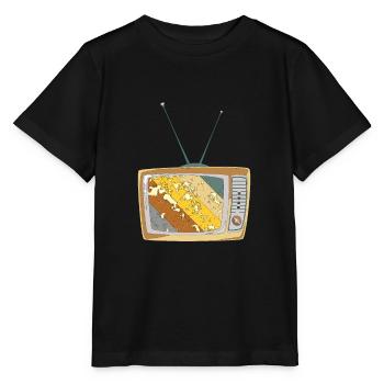 Télévision rétro - T-shirt bio MINI CREATOR Stanley/Stella Enfant - noir - Devant - Mikhail (115cm)