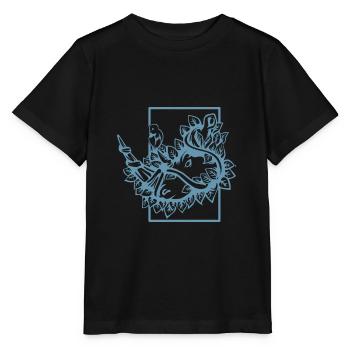 Environment and climate protection Rhino face - Stanley/Stella MINI CREATOR Kids’ T-Shirt - black - Front - Mikhail (115cm)
