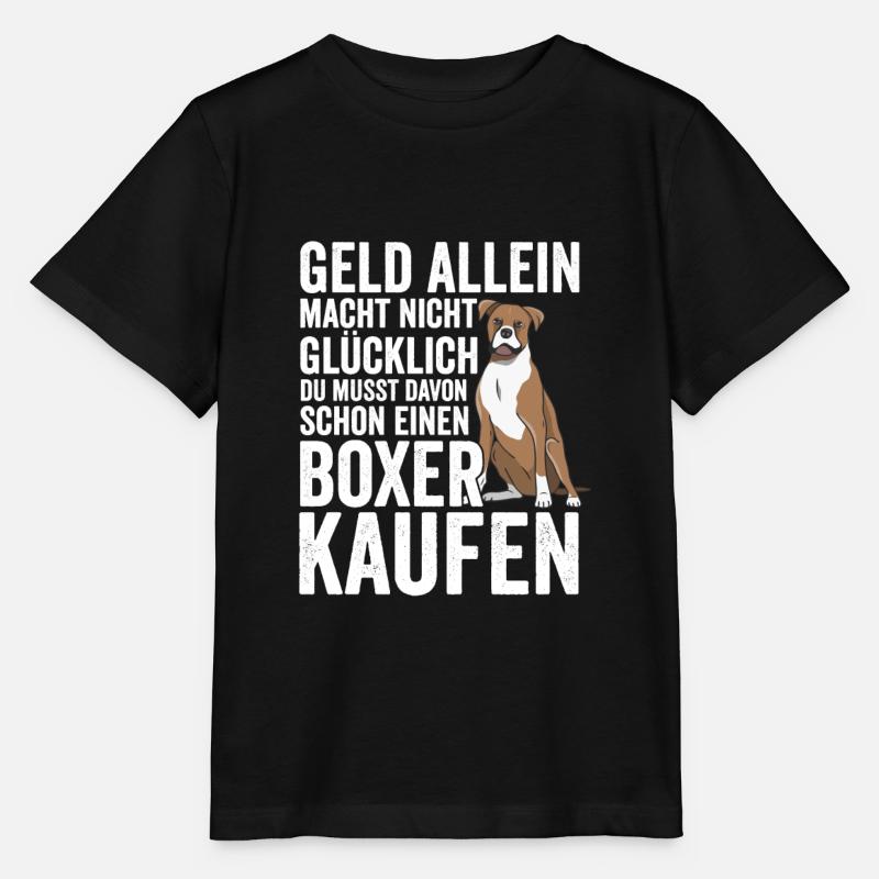 Deutscher Boxer Hundehalter Geschenk - Stanley/Stella Kinder T-Shirt MINI CREATOR  - Schwarz