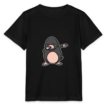 Lustiges Dabbing Maulwurf Geschenk - Stanley/Stella Kinder T-Shirt MINI CREATOR  - Schwarz - Vorne - Mikhail (115cm)