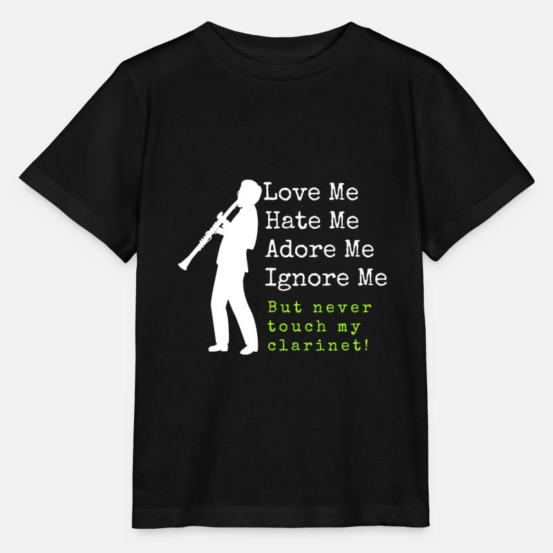 Klarinette - Stanley/Stella Kinder T-Shirt MINI CREATOR  - Schwarz