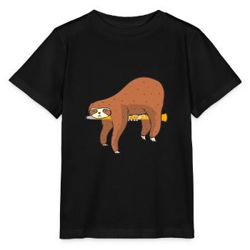 clarinet - Stanley/Stella MINI CREATOR Kids’ T-Shirt - black - Front - Mikhail (115cm)