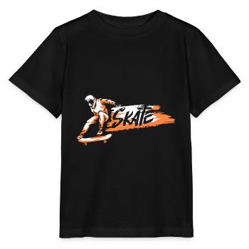 Skate Skating Skateboard Roller Skates - T-shirt bio MINI CREATOR Stanley/Stella Enfant - noir - Devant - Mikhail (115cm)