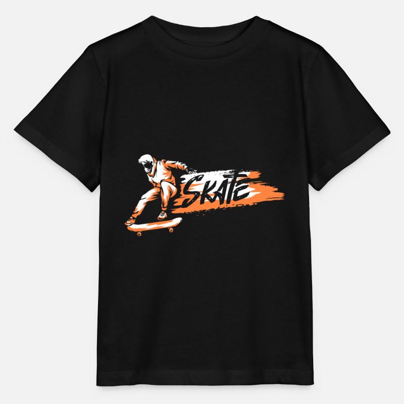 Skate Skating Skateboard Roller Skates - T-shirt bio MINI CREATOR Stanley/Stella Enfant - noir