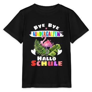 Bye Bye Kindergarten Hallo Schule - Stanley/Stella Kinder T-Shirt MINI CREATOR  - Schwarz - Vorne - Mikhail (115cm)
