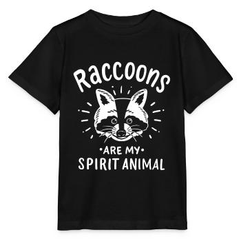 Raton laveur raton laveur - T-shirt bio MINI CREATOR Stanley/Stella Enfant - noir - Devant - Mikhail (115cm)