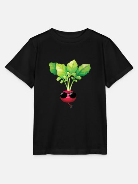 Radieschen Sonnenbrille Gartenarbeit Gärtner - Stanley/Stella Kinder T-Shirt MINI CREATOR - Schwarz