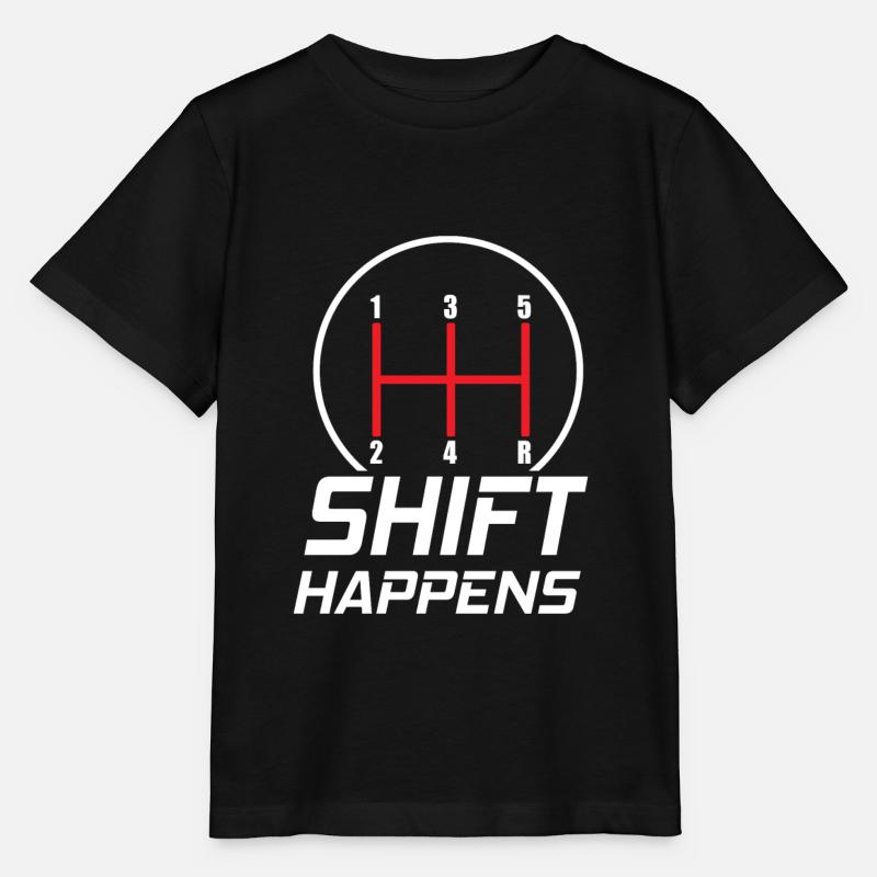 Shift Happens - Tuning Racing JDM - Stanley/Stella MINI CREATOR Kids’ T-Shirt - black