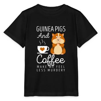 Cochon d'Inde - T-shirt bio MINI CREATOR Stanley/Stella Enfant - noir - Devant - Mikhail (115cm)