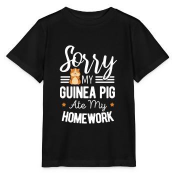 Cochon d'Inde - T-shirt bio MINI CREATOR Stanley/Stella Enfant - noir - Devant - Mikhail (115cm)