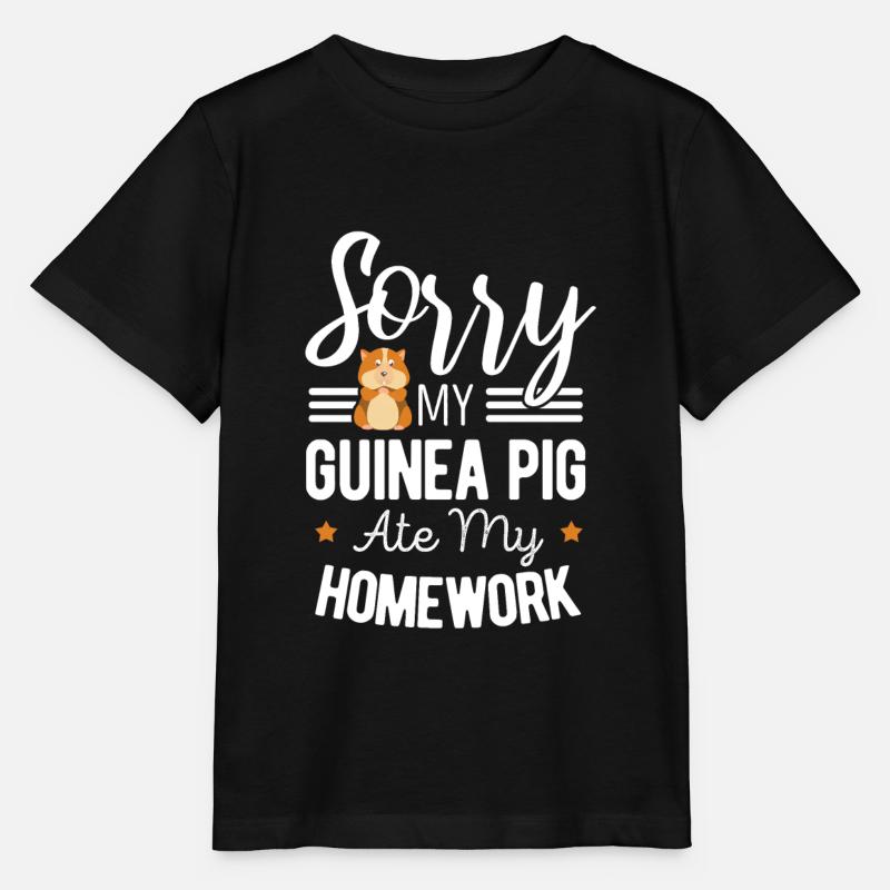 Cochon d'Inde - T-shirt bio MINI CREATOR Stanley/Stella Enfant - noir