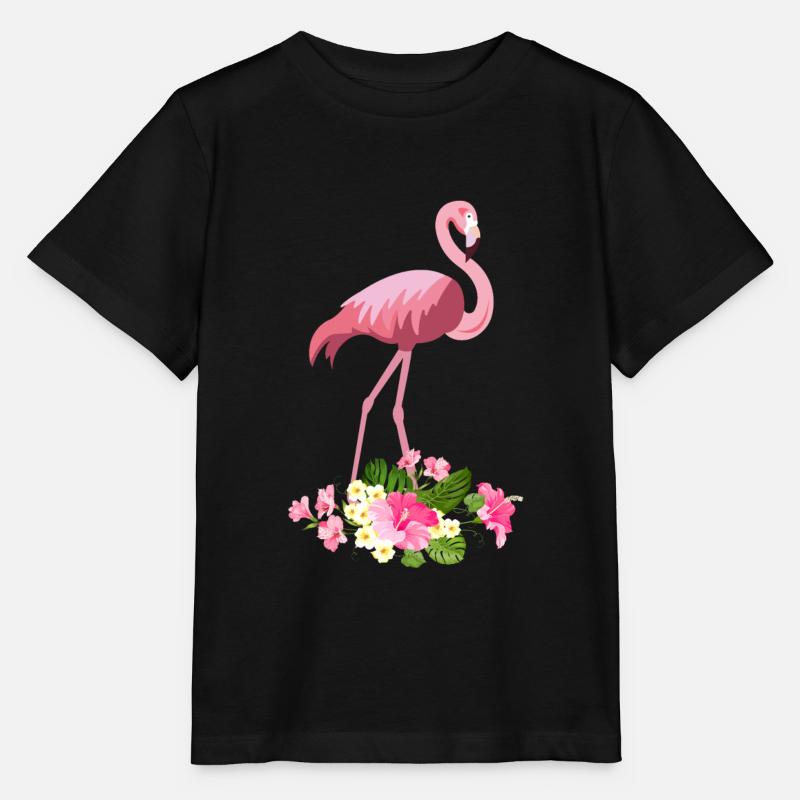 Flamingo - Stanley/Stella Kinder T-Shirt MINI CREATOR  - Schwarz