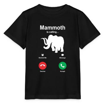 mammouth - T-shirt bio MINI CREATOR Stanley/Stella Enfant - noir - Devant - Mikhail (115cm)