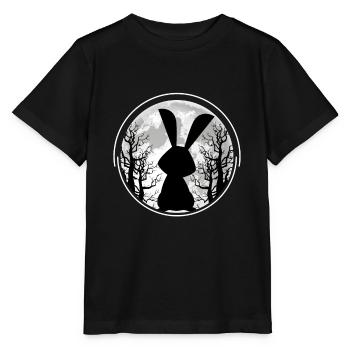 lièvre - T-shirt bio MINI CREATOR Stanley/Stella Enfant - noir - Devant - Mikhail (115cm)