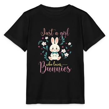 Hare - Stanley/Stella MINI CREATOR Kids’ T-Shirt - black - Front - Mikhail (115cm)