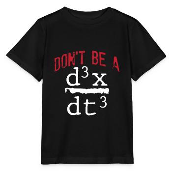 Lustiger Nerd Mathematik Physik Witz Mathe Geek - Stanley/Stella Kinder T-Shirt MINI CREATOR  - Schwarz - Vorne - Mikhail (115cm)