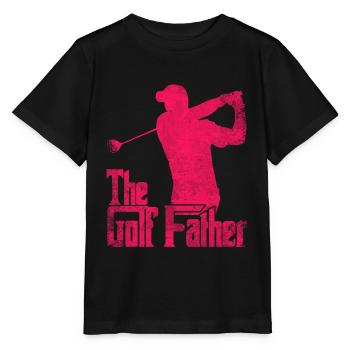 Golf Golf Golf Clubs de golf - T-shirt bio MINI CREATOR Stanley/Stella Enfant - noir - Devant - Mikhail (115cm)