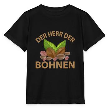 Der Herr der Bohnen - Stanley/Stella Kinder T-Shirt MINI CREATOR  - Schwarz - Vorne - Mikhail (115cm)