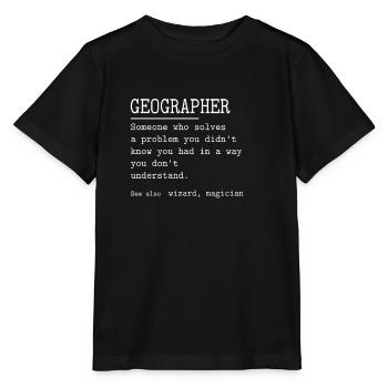 GÉOGRAPHES - T-shirt bio MINI CREATOR Stanley/Stella Enfant - noir - Devant - Mikhail (115cm)