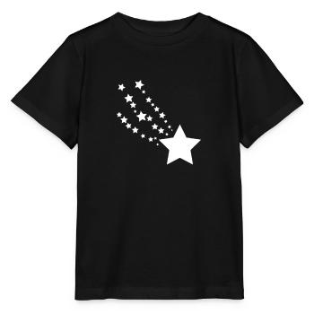 Étoiles Étoile filante Créez votre propre astérisque - T-shirt bio MINI CREATOR Stanley/Stella Enfant - noir - Devant - Mikhail (115cm)