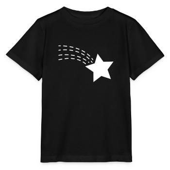 Étoiles Étoile filante Créez votre propre astérisque - T-shirt bio MINI CREATOR Stanley/Stella Enfant - noir - Devant - Mikhail (115cm)