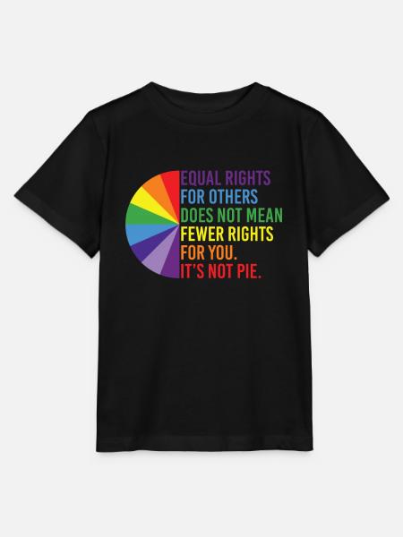 Equal Rights For Others Does Not Mean Fewer Rights - Stanley/Stella Kinder T-Shirt MINI CREATOR  - Schwarz