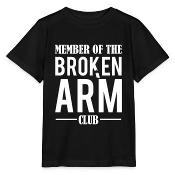 Membre du club du bras cassé os cassé - T-shirt bio MINI CREATOR Stanley/Stella Enfant - noir - Devant - Mikhail (115cm)