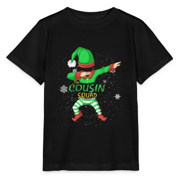 cousin escouade elfe famille correspondant - T-shirt bio MINI CREATOR Stanley/Stella Enfant - noir - Devant - Mikhail (115cm)