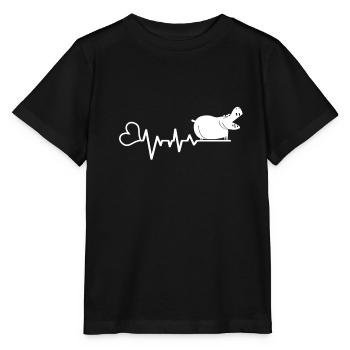 Nilpferd - Stanley/Stella Kinder T-Shirt MINI CREATOR  - Schwarz - Vorne - Mikhail (115cm)