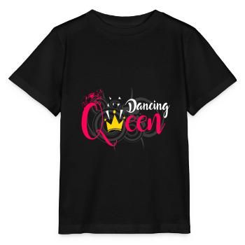 Dancing Queen Tanzen Tanzkurs Tänzerin Geschenk - Stanley/Stella Kinder T-Shirt MINI CREATOR  - Schwarz - Vorne - Mikhail (115cm)