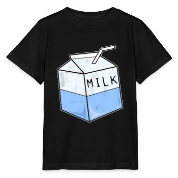 Pack de lait de lait - T-shirt bio MINI CREATOR Stanley/Stella Enfant - noir - Devant - Mikhail (115cm)