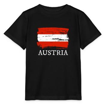 Autriche - T-shirt bio MINI CREATOR Stanley/Stella Enfant - noir - Devant - Mikhail (115cm)