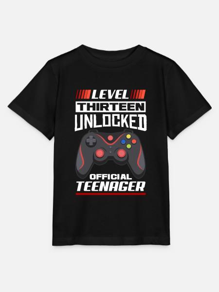 Urodziny chłopca nastolatka urodziny gracza - Stanley/Stella T-shirt MINI CREATOR til børn - sort