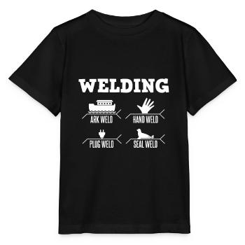 Welds - Stanley/Stella MINI CREATOR Kids’ T-Shirt - black - Front - Mikhail (115cm)