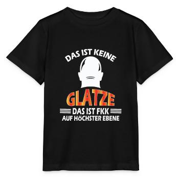 Glatze FKK - Stanley/Stella Kinder T-Shirt MINI CREATOR  - Schwarz - Vorne - Mikhail (115cm)