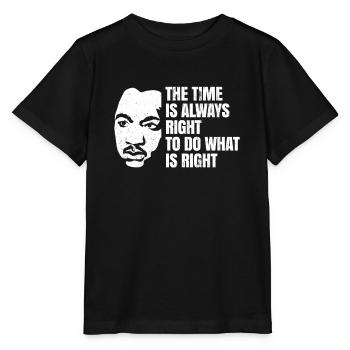 Martin Luther rêve dire cadeau - T-shirt bio MINI CREATOR Stanley/Stella Enfant - noir - Devant - Mikhail (115cm)