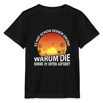 DDR Ossi Geschenk - Stanley/Stella Kinder T-Shirt MINI CREATOR  - Schwarz - Vorne - Mikhail (115cm)