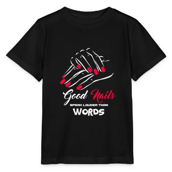 Vernis à ongles ongles manucure ongles cadeau - T-shirt bio MINI CREATOR Stanley/Stella Enfant - noir - Devant - Mikhail (115cm)