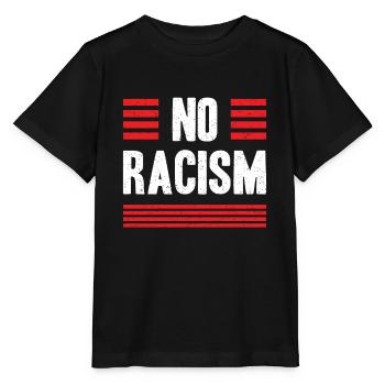 No racism - Stanley/Stella MINI CREATOR Kids’ T-Shirt - black - Front - Mikhail (115cm)