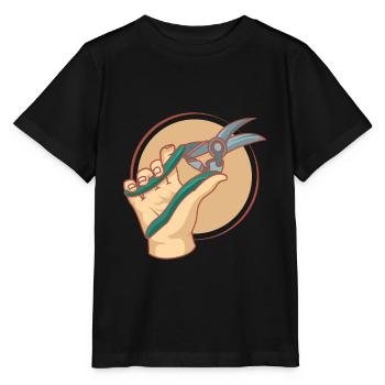 Gärtner Garten Garten Gartenschere Cutter Hobby Geschenk - Stanley/Stella Kinder T-Shirt MINI CREATOR  - Schwarz - Vorne - Mikhail (115cm)