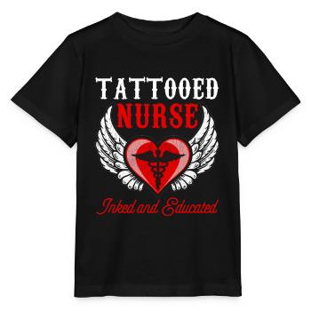 Krankenschwester Krankenhaus Pflegekraft Geschenk - Stanley/Stella Kinder T-Shirt MINI CREATOR  - Schwarz - Vorne - Mikhail (115cm)