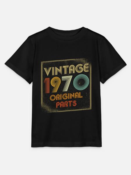 VINTAGE 1970 - Stanley/Stella MINI CREATOR Kids’ T-Shirt - black