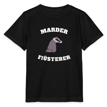 Marder Flüsterer - Stanley/Stella Kinder T-Shirt MINI CREATOR  - Schwarz - Vorne - Mikhail (115cm)