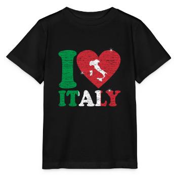 Italy - Stanley/Stella MINI CREATOR Kids’ T-Shirt - black - Front - Mikhail (115cm)
