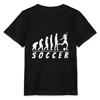 Women Soccer Evolution Womens Soccer Kickerin - Stanley/Stella MINI CREATOR Kids’ T-Shirt - black - Front - Mikhail (115cm)