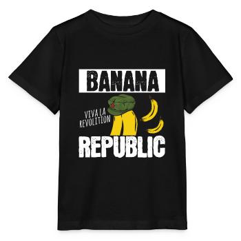 Banane - Stanley/Stella Kinder T-Shirt MINI CREATOR  - Schwarz - Vorne - Mikhail (115cm)