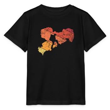 Cadeau de randonnée en Saxe - T-shirt bio MINI CREATOR Stanley/Stella Enfant - noir - Devant - Mikhail (115cm)