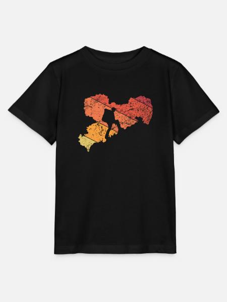 Sachsen wandern Geschenk - Stanley/Stella Kinder T-Shirt MINI CREATOR - Schwarz
