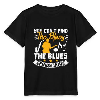 Blues Musik - Stanley/Stella Kinder T-Shirt MINI CREATOR  - Schwarz - Vorne - Mikhail (115cm)